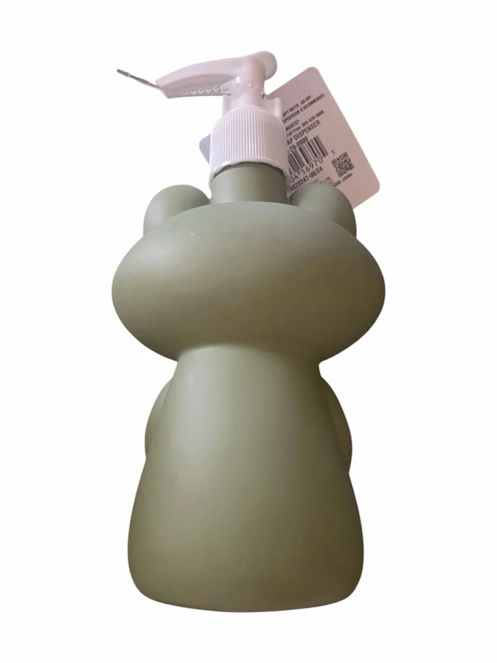 NWT-TARGET-Cute Frog Bath Set - Green Frog Soap Dispenser & Accessories